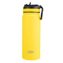 Load image into Gallery viewer, Oasis Stainless Steel Double Wall Insulated Challenger Sports Bottle With Sipper Straw 550ml Assorted Colours-Gift a Little gift shop