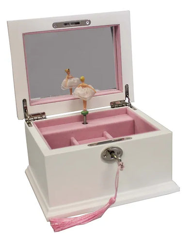 Wooden Musical Jewellery Box with Ballerina-Gift a Little gift shop