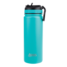 Load image into Gallery viewer, Oasis Stainless Steel Double Wall Insulated Challenger Sports Bottle With Sipper Straw 550ml Assorted Colours-Gift a Little gift shop