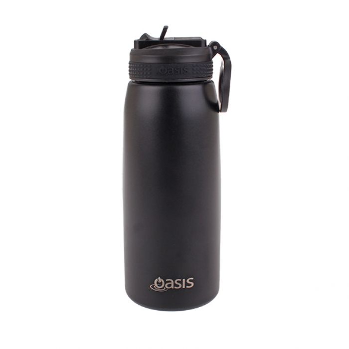 Oasis Stainless Steel Souble Wall Insulated Sipper Bottle 780ml - Personalised-Gift a Little gift shop