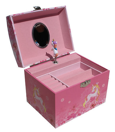 Musical Unicorn Rectangle Jewellery Box-Childrens-Gift a Little gift shop